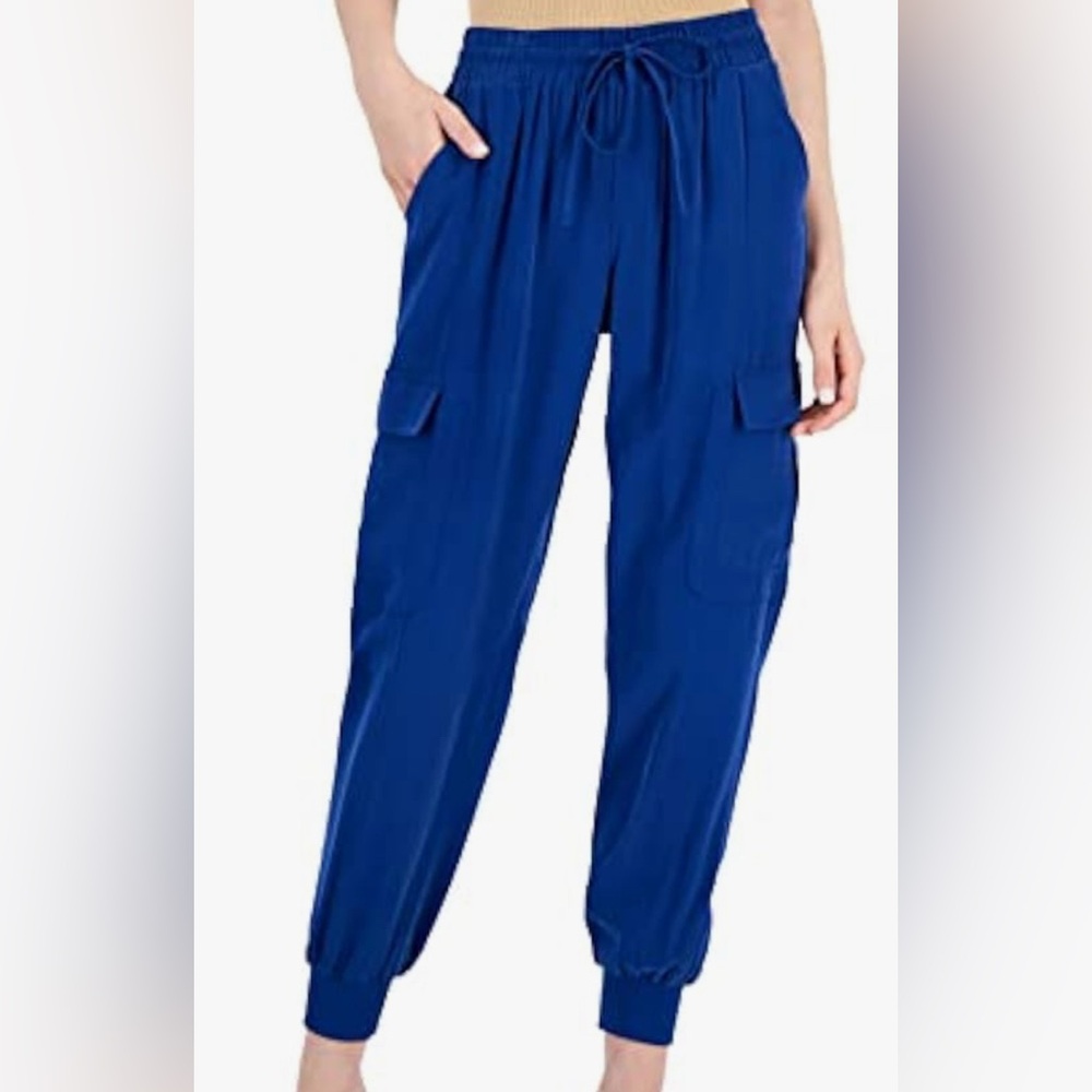 New sale INC Women's Blue Jogger Pants size medium